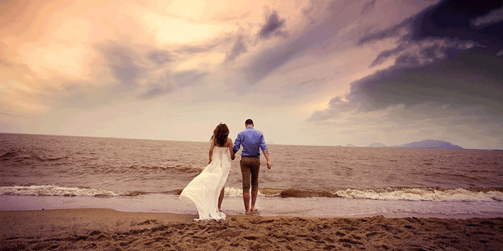 Beach Wedding Couple Bride Official Site Of David Bach 9x New